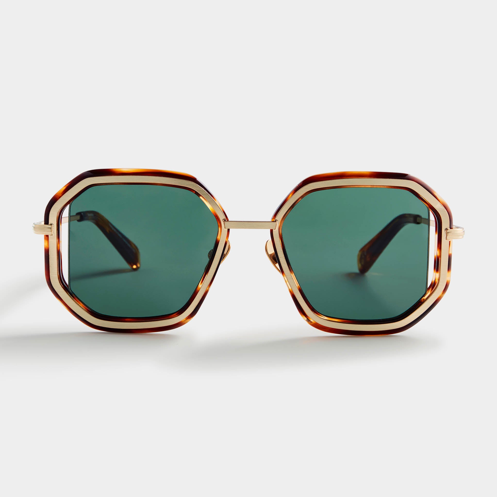 Deep Disco Gold Tortoise Green - Lilienthal Berlin