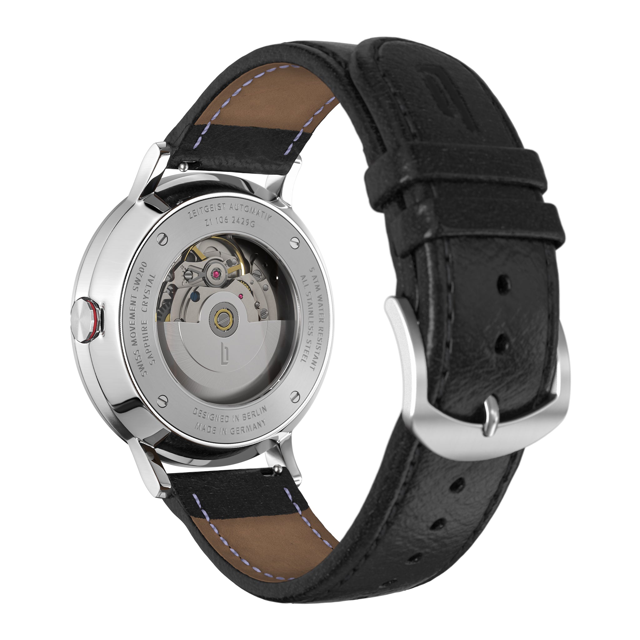 Zeitgeist Automatik Silver Bordeaux - Lilienthal Berlin