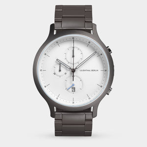 Chronograph – Dark Silver White