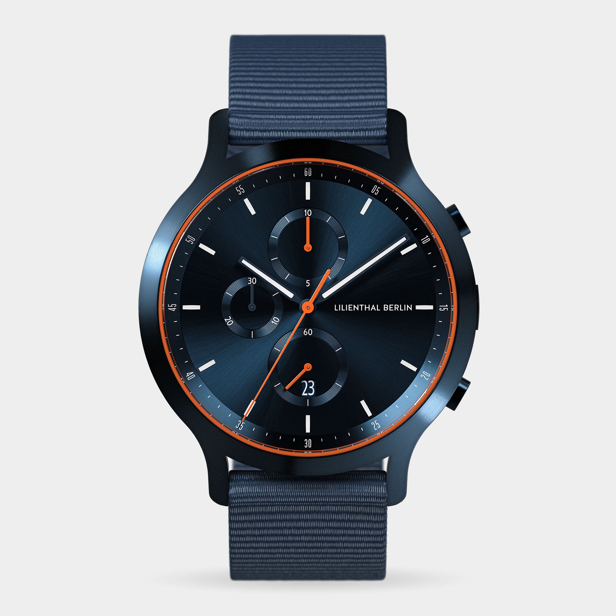 Chronograph – Blue Orange