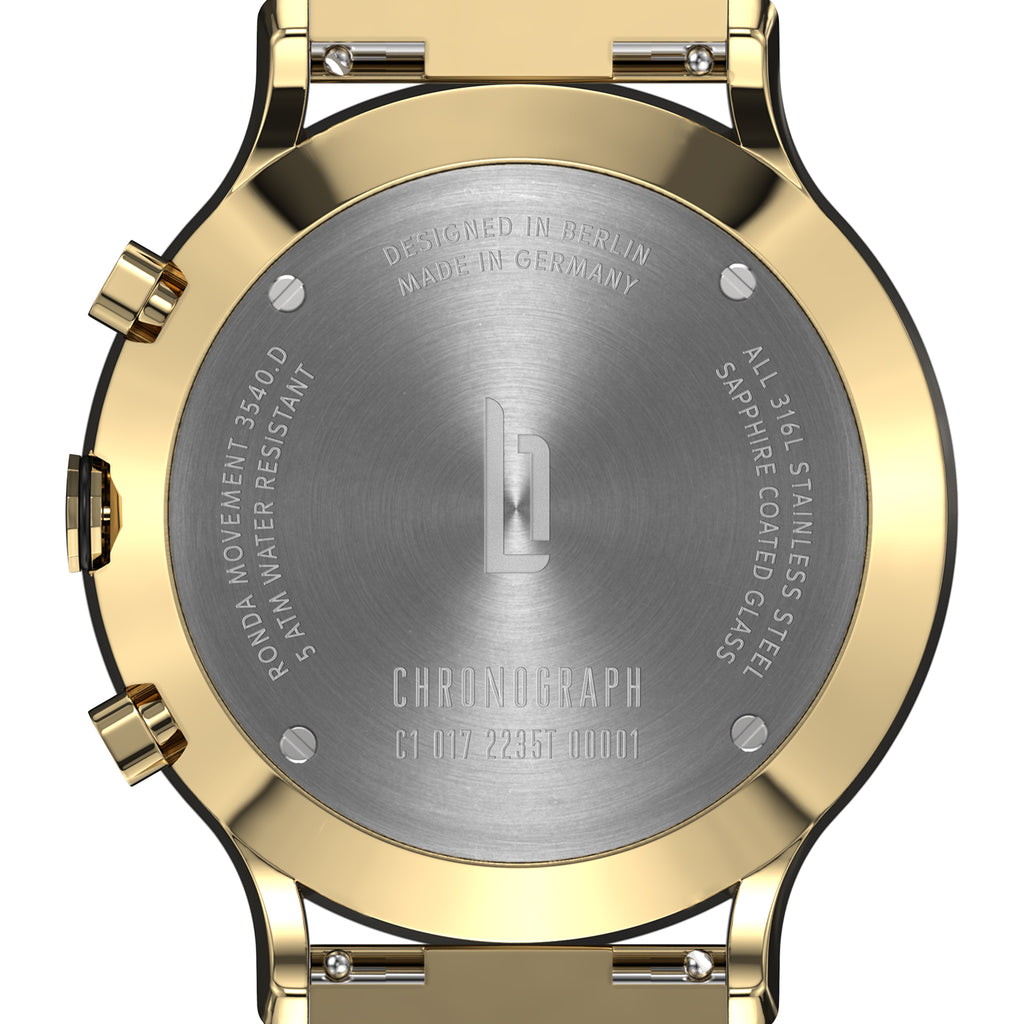 Chronograph Gold Black - Lilienthal Berlin