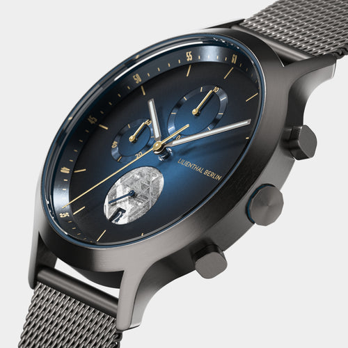 Chronograph Meteorite – Midnight Gold