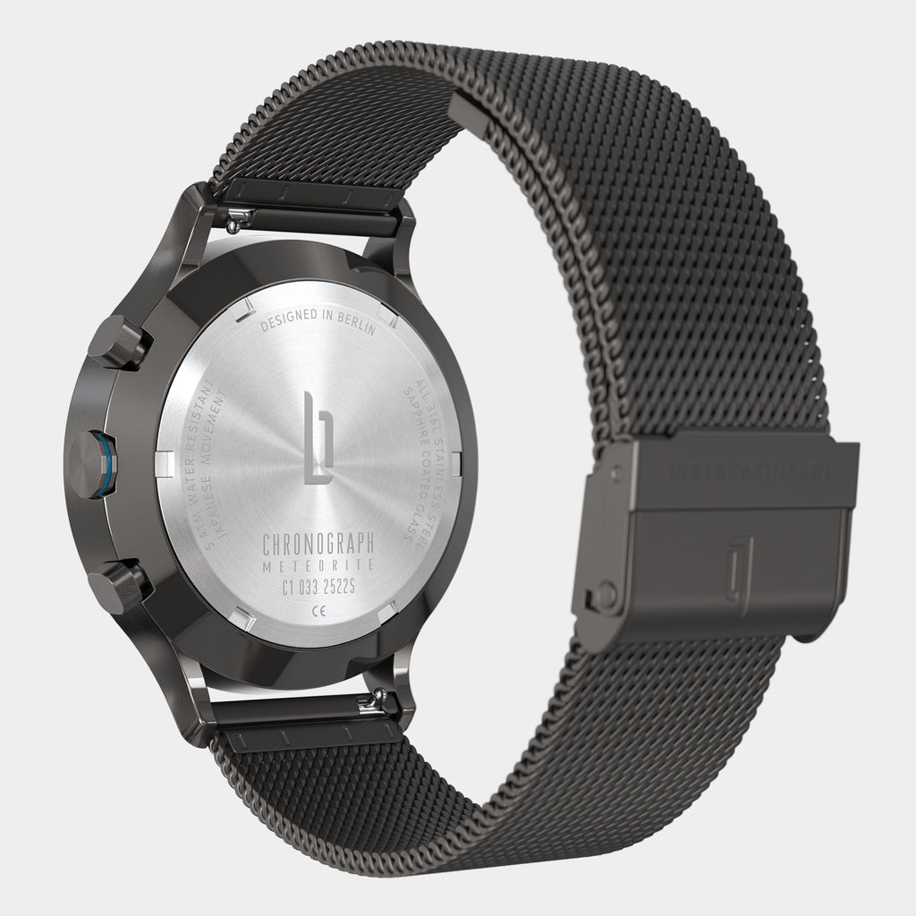 Chronograph Meteorite – Midnight Gold