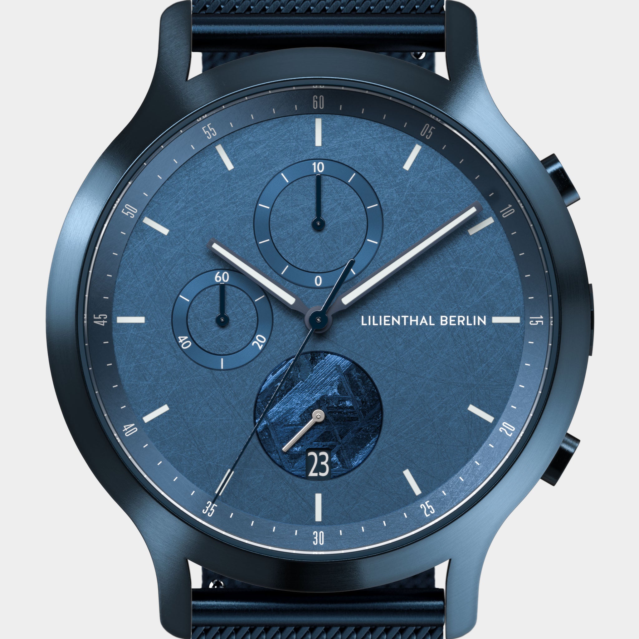 Chronograph Meteorite – Stellar Blue