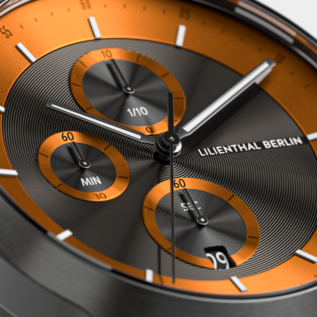Chronograph LP – Dark Silver Orange