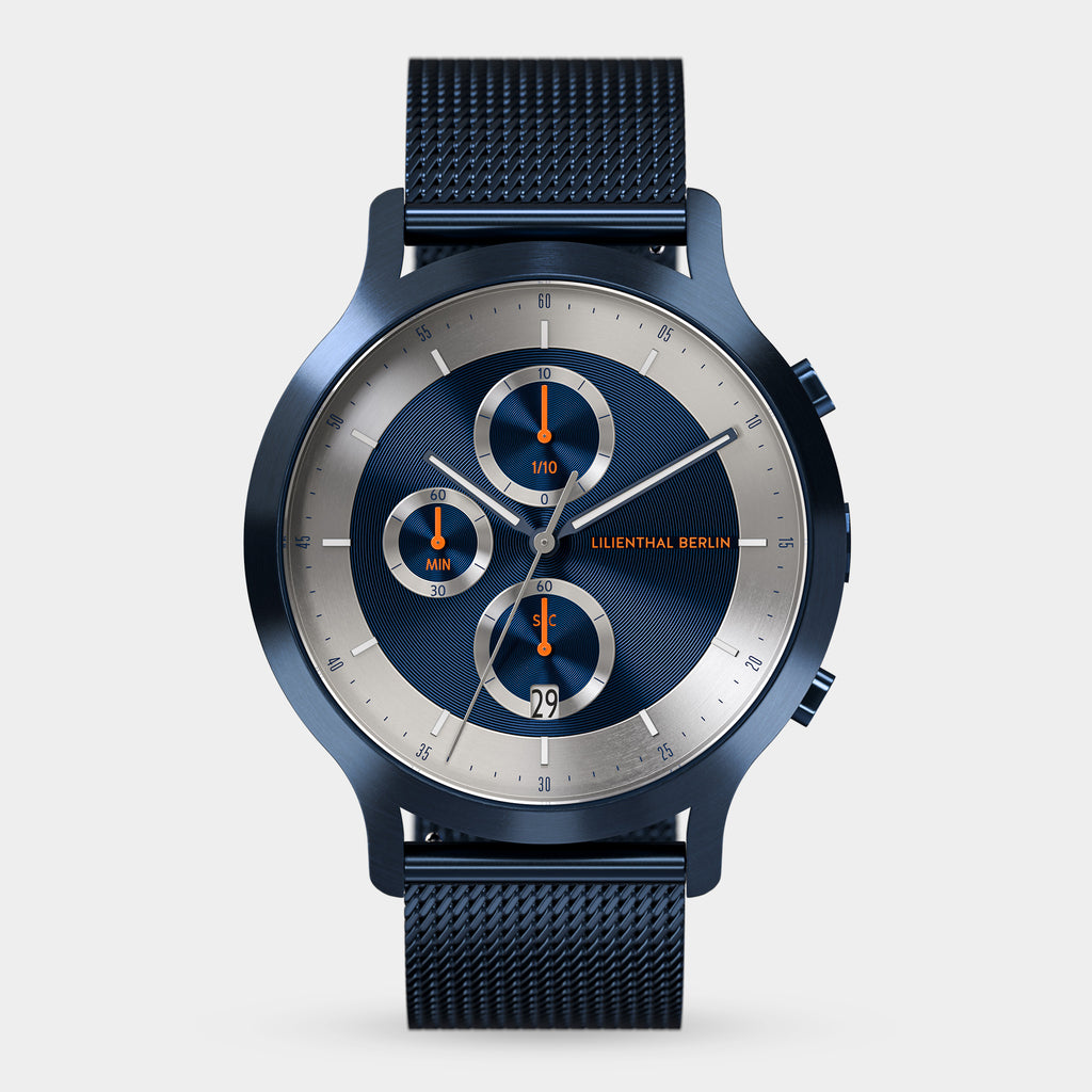 Chronograph LP – Blue Silver