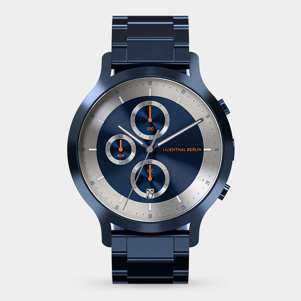 Chronograph LP – Blue Silver