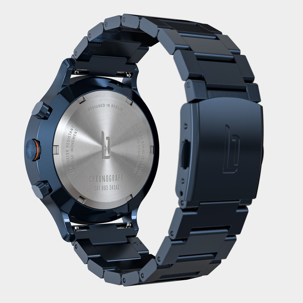 Chronograph LP – Blue Silver