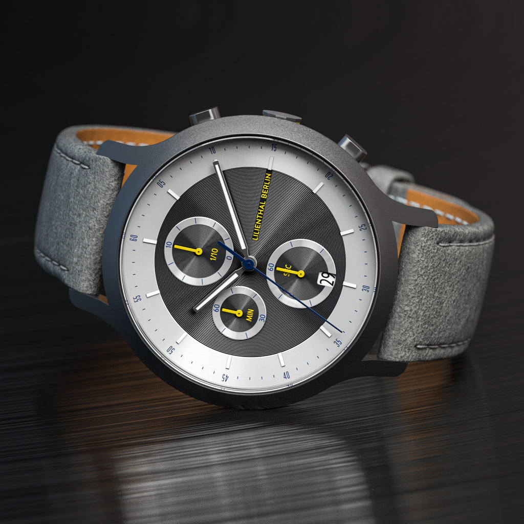 Chronograph LP – Dark Silver White