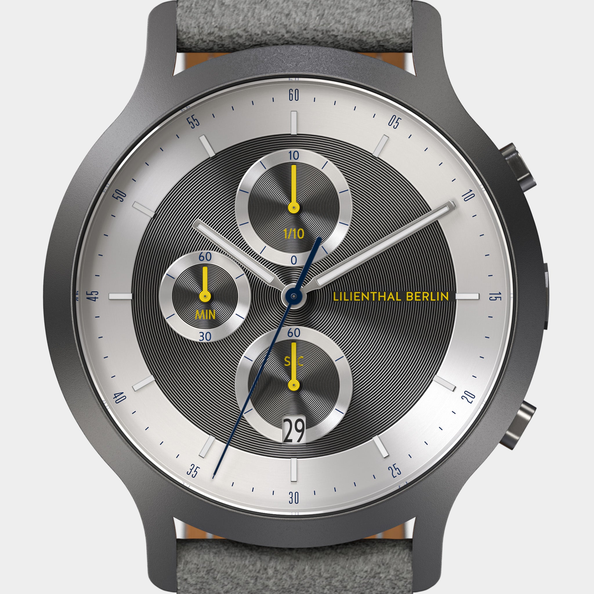 Chronograph LP – Dark Silver White