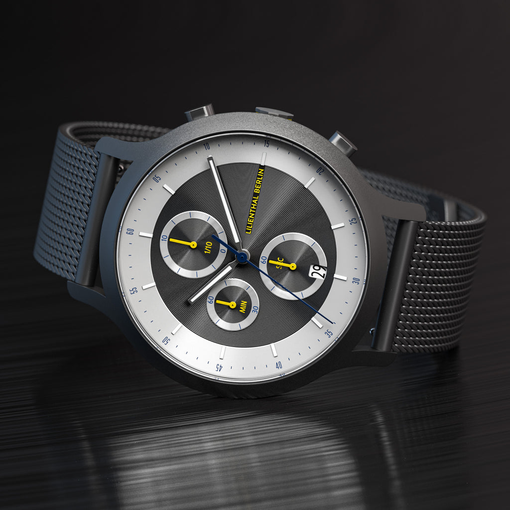 Chronograph LP – Dark Silver White