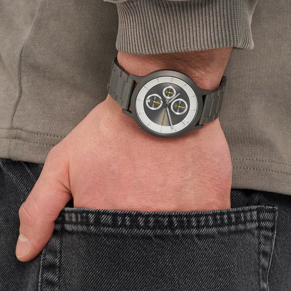 Chronograph LP – Dark Silver White