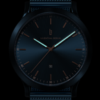 Huxley Blue Rose Gold - Lilienthal Berlin