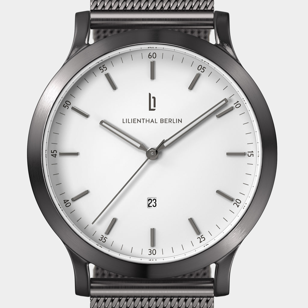 Huxley – Dark Silver White