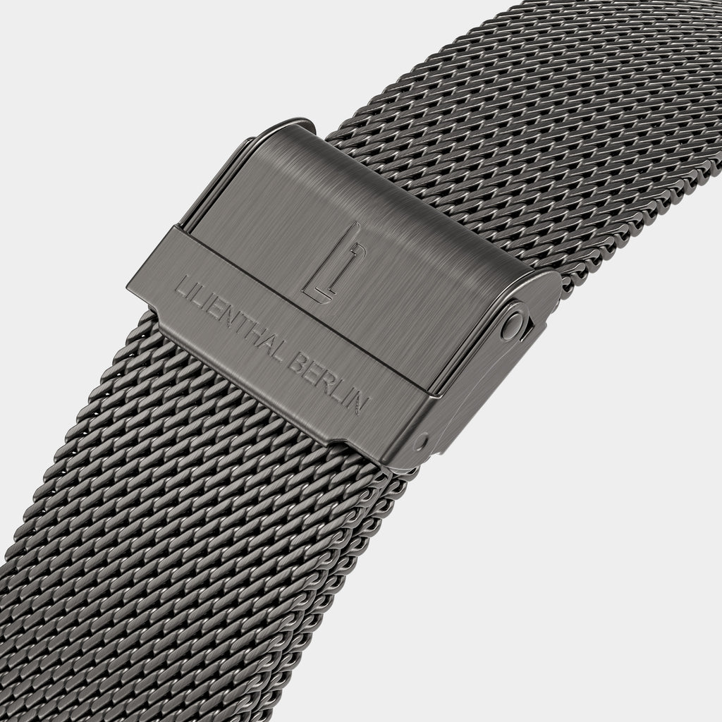 Neolux Day Date – Dark Silver Blue