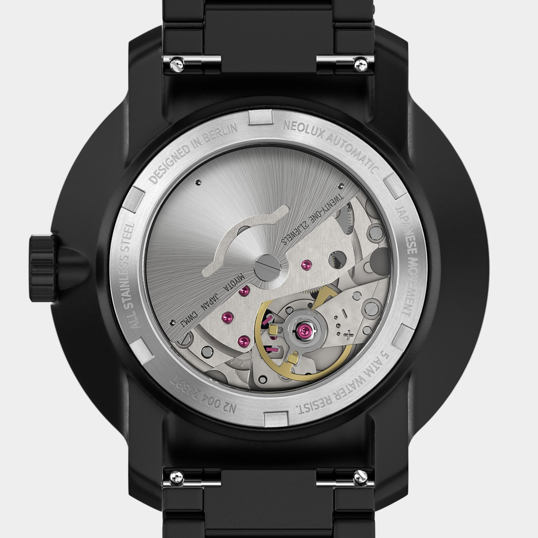 Neolux Day Date – Black Blue