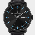 Neolux Day Date – Black Blue