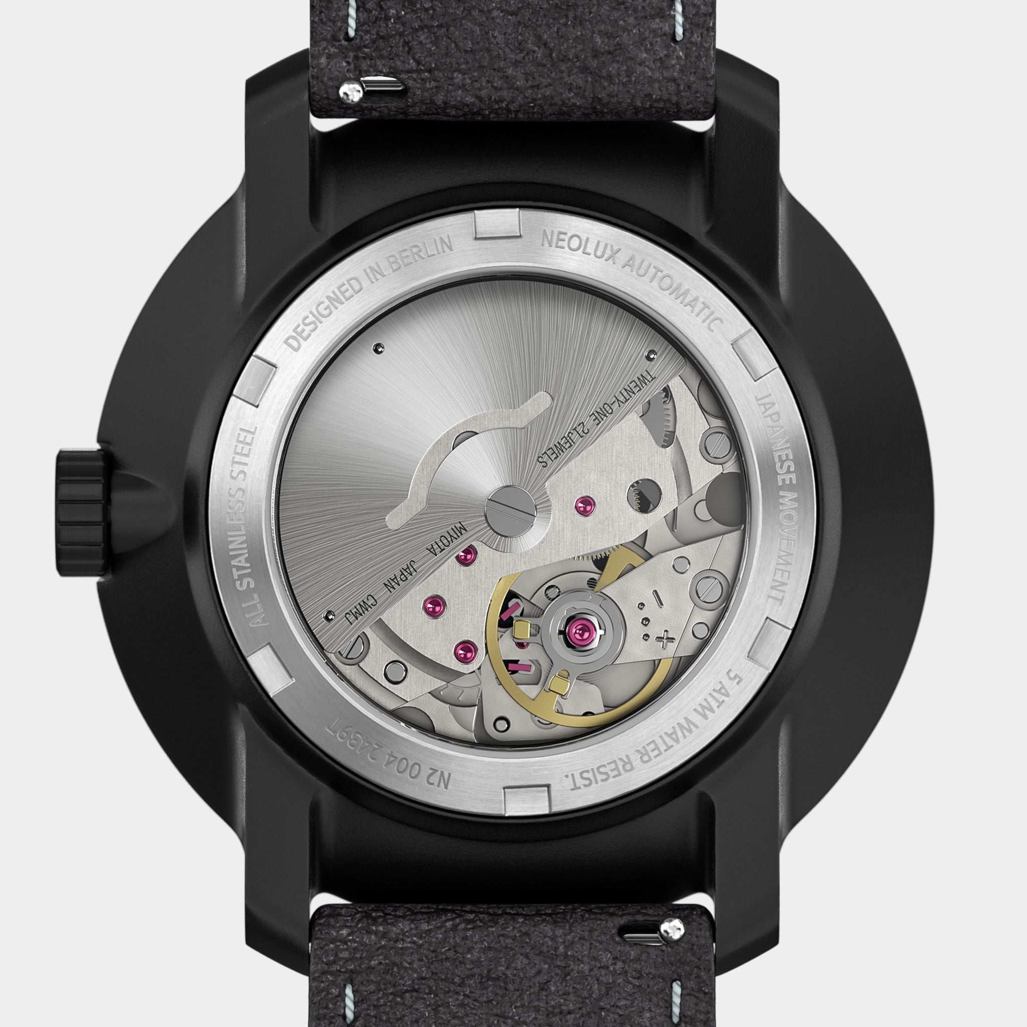 Neolux Day Date – Black Blue