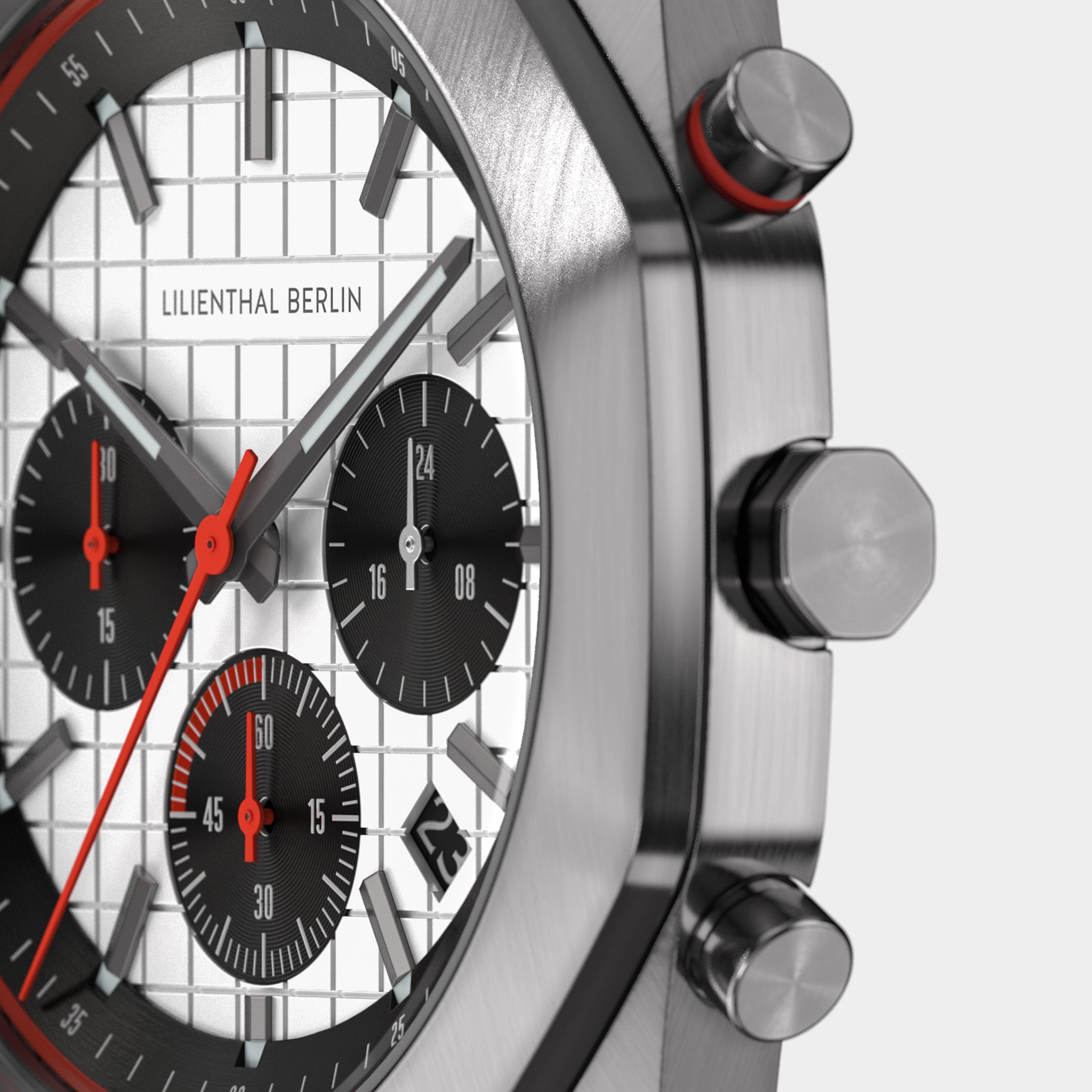 Octachrono – Silver Red