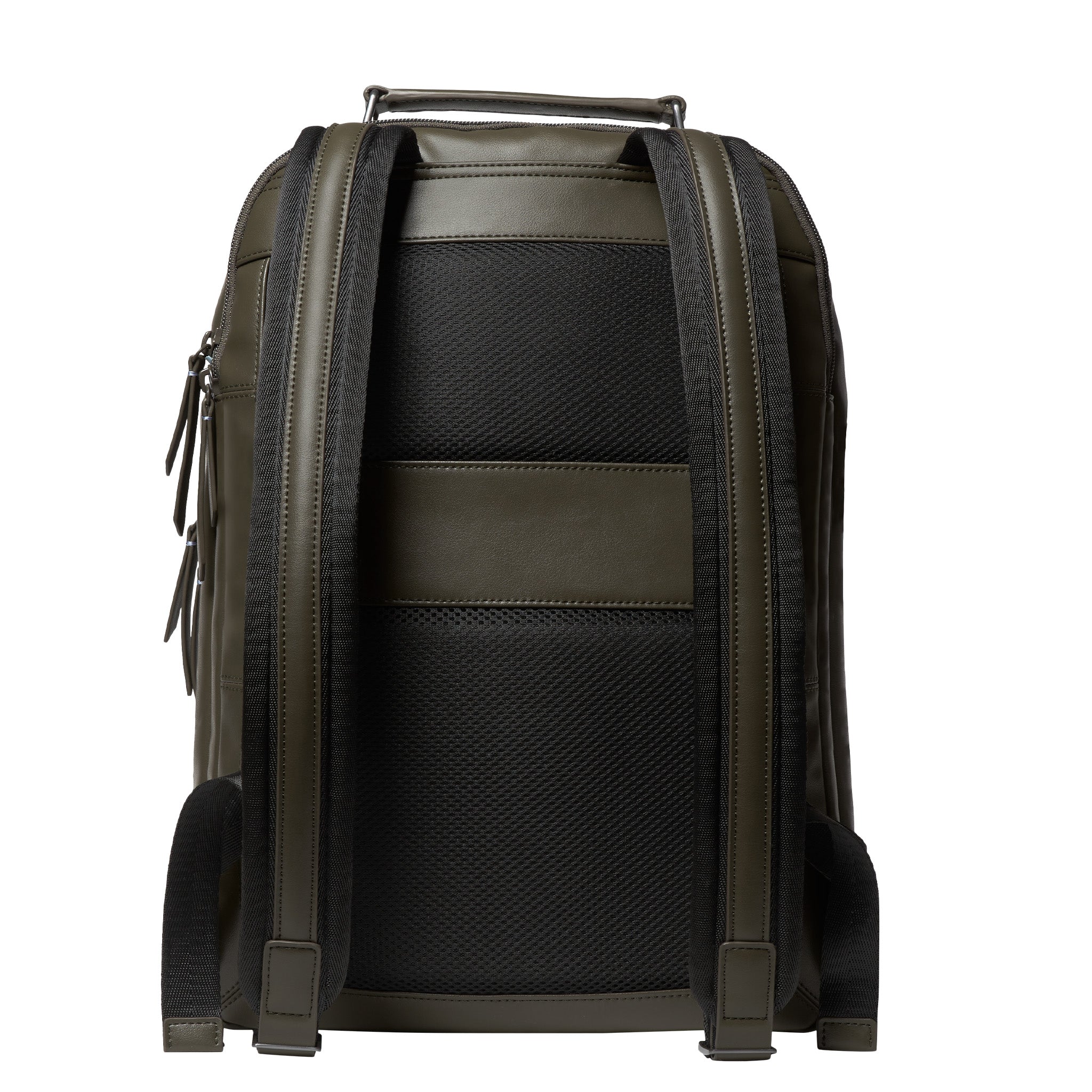 Essential Backpack Cactus Leather Khaki - Lilienthal Berlin