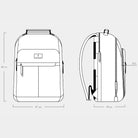 Essential Backpack Cactus Leather Khaki - Lilienthal Berlin