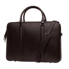 Classic Briefcase Cactus Leather Dark Brown - Lilienthal Berlin
