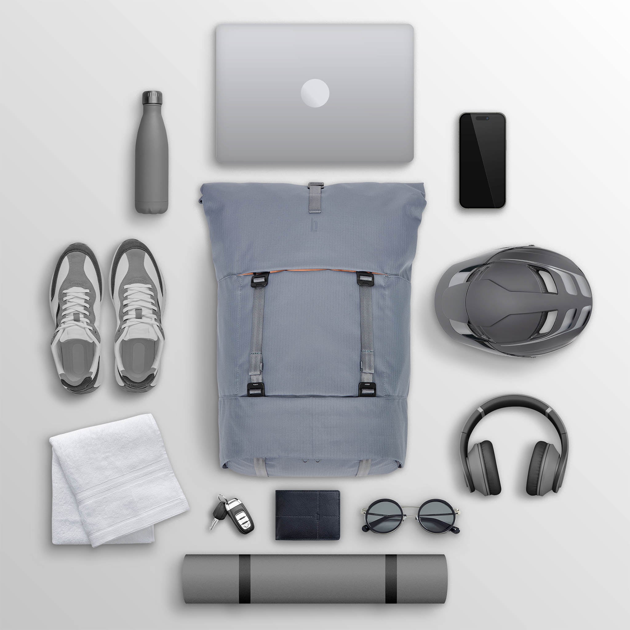 Urbaneer Rolltop Slate Blue - Lilienthal Berlin