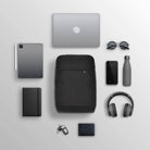 Urbaneer 3-in-1 Daypack Recycled Polyester Black - Lilienthal Berlin