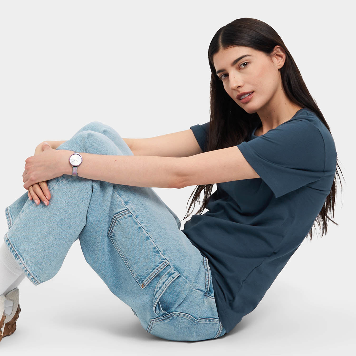 Circular T-Shirt – Navy