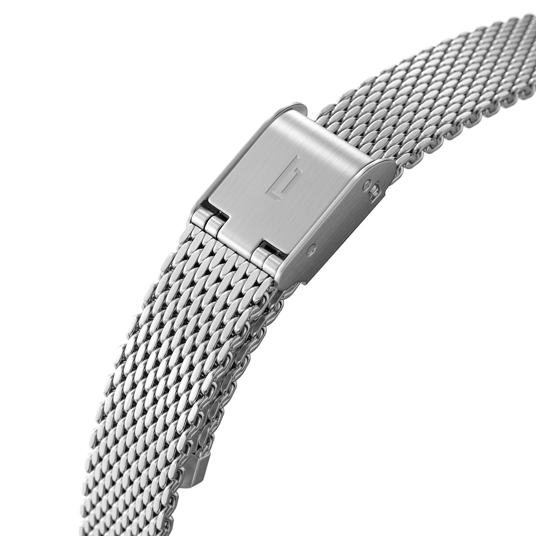 Mesh Strap – Silver Brushed