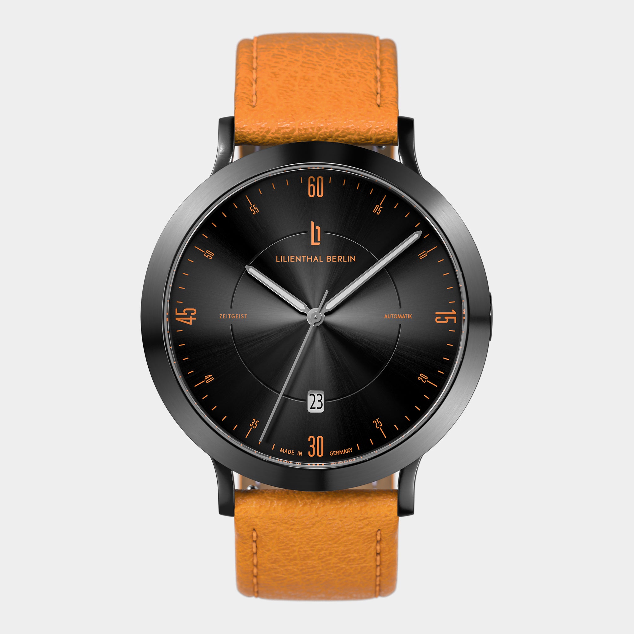 Zeitgeist Automatik Dark Silver Orange - Lilienthal Berlin