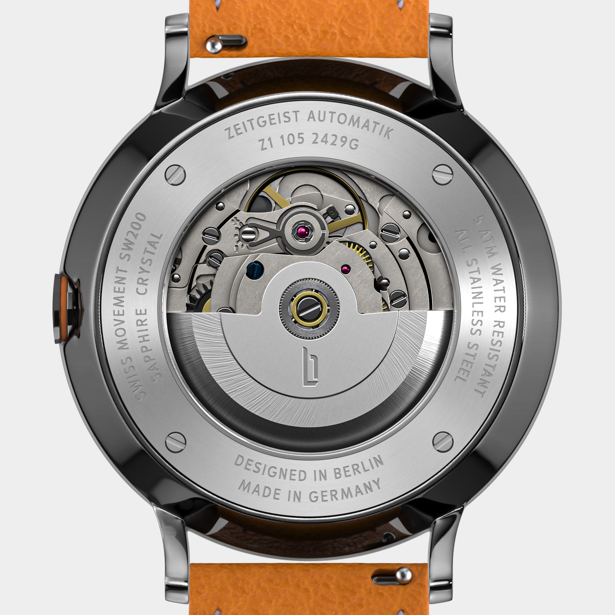 Zeitgeist Automatik – Dark Silver Orange