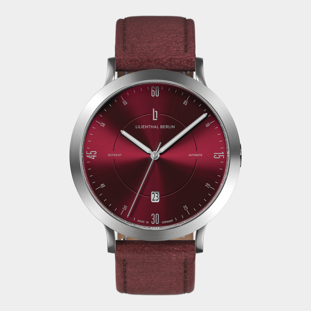 Zeitgeist Automatik Silver Bordeaux - Lilienthal Berlin