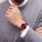 Zeitgeist Automatik – Silver Bordeaux